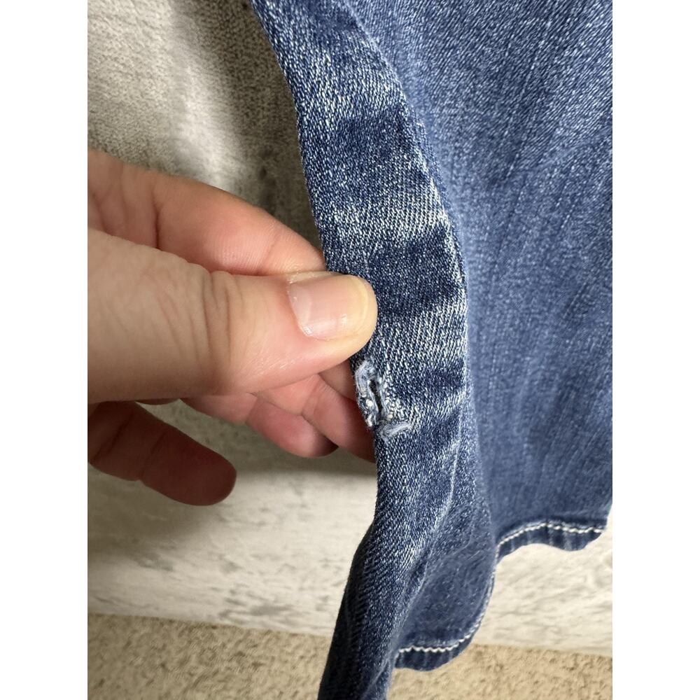 Ariat REAL Denim Jeans Womens 25L Bootcut Low Rise Stretch Embroidered Pockets - Picture 6 of 14